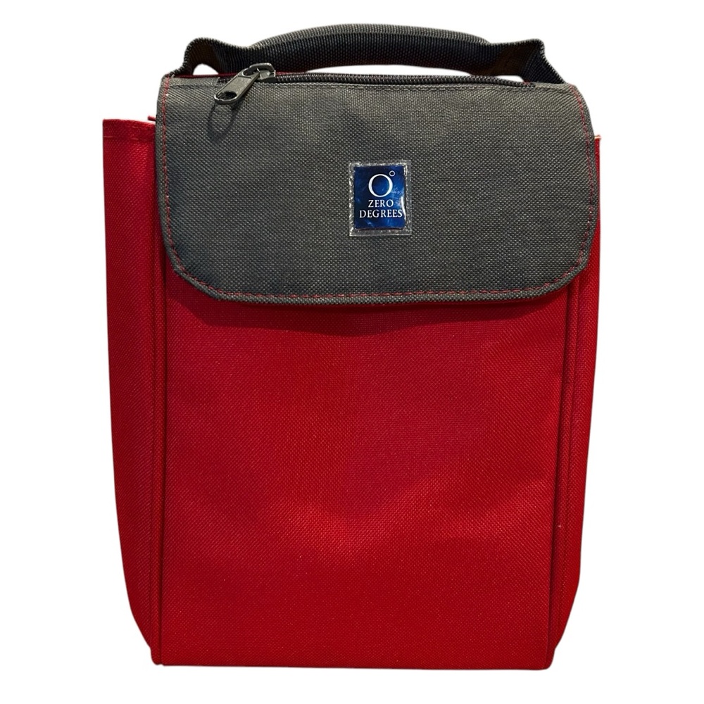 Zero Degrees Red Lunch Bag
